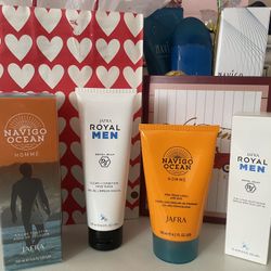 Set De Perfumes Jafra Navigo Jf9 Sport Valferra etc 45 Ave-Indian School 