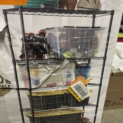 5 Shelf Storage  Unit , Open Box 