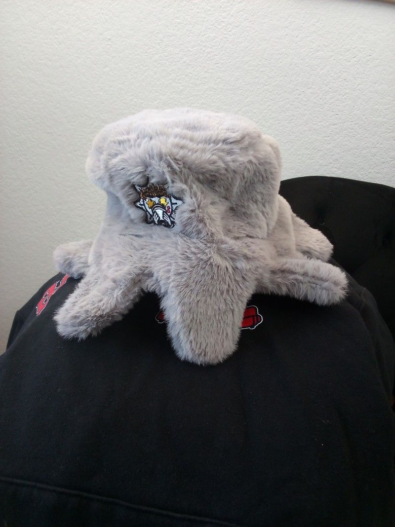 Glo Gang FURRY GLO SUN BUCKET HAT GREY