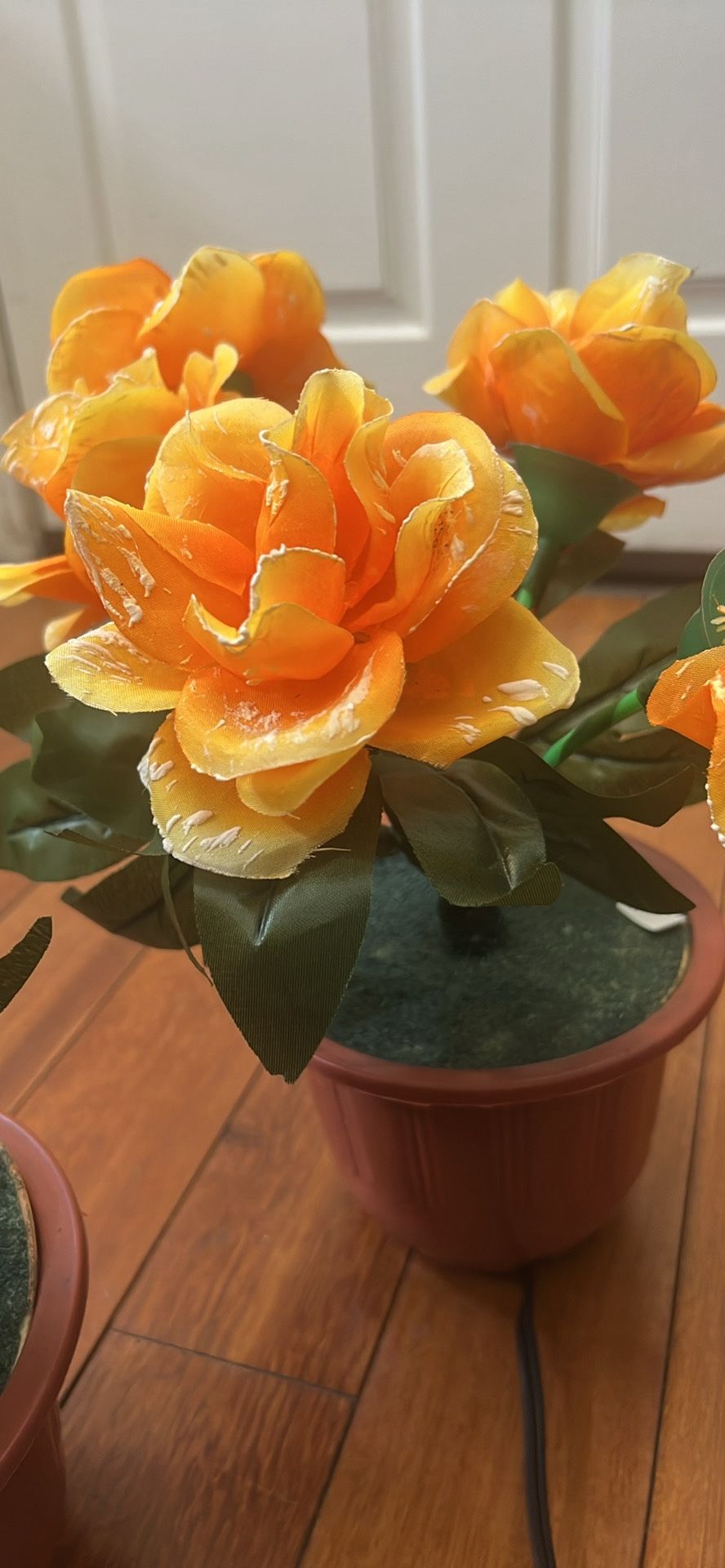 Electric Artificial Flower With Light Inside And Moves