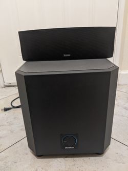 Boston acoustic speaker and sub