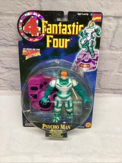 Vintage Toy Biz Marvel Psycho Man Fantastic Four Action Figure 1996 New Sealed
