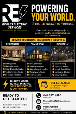 And electrical work you need!
