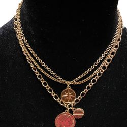 Banana Republic Layered Charm Necklace