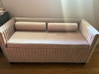 Pink couch
