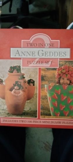 Puzzles. Anne Geddes Puzzle Set  Two In One