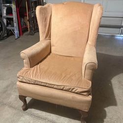 Vogel custom wingback chair