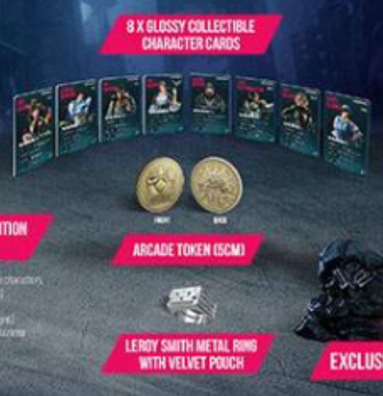 Tekken 8 Bonus Content Premium Collector Ring Arcade Gold Coins Card Character X
