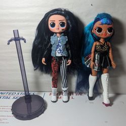LOL Surprise! OMG Remix Rocker Boi and Punk Grrrl 2 Fashion Dolls