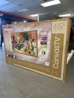 65 Inch Hisense 4K QLED Smart TV Canvas