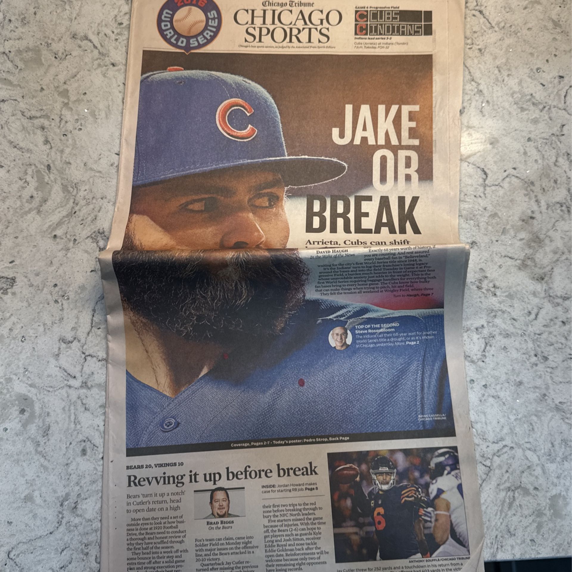 11-1-16 Chicago Cubs Section 3