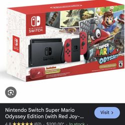 Nintendo Switch Mario Odyssey Edition