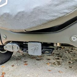 Rubber Hitch Plug with Bronco Logo