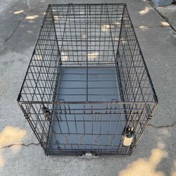 Like New!!👉🏻You & Me 30” 1 Door Pet Dog Crate Cage Foldable Collapsible Black