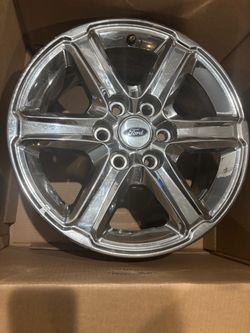 Set of 4 Ford Chrome 6-Spoke Alloy Wheel Rim