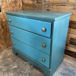 2 Tone Teal Dresser