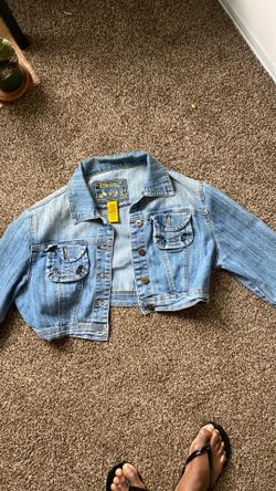 Vintage cropped, jean jacket