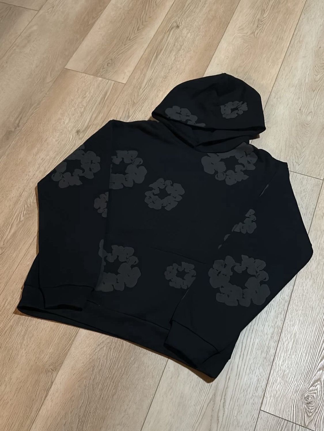 Monochrome Denim Tears Hoodie Size Large New