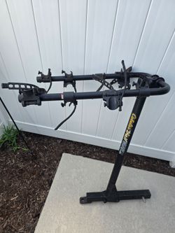 Bike stand trailer 4 bike hitch mounted branded like new