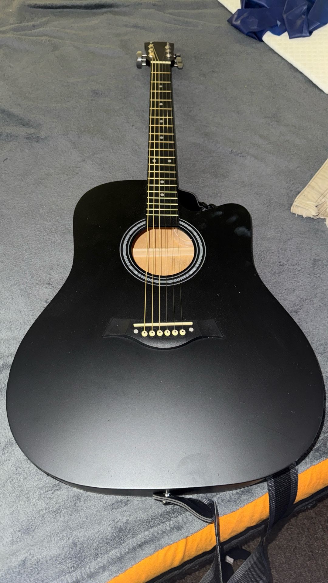 Black Acoustic Guitar