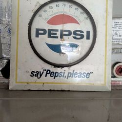 1950s Pepsi Thermometer 