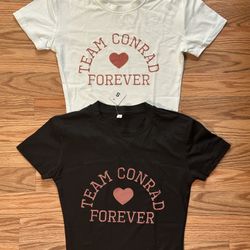 New Team Conrad Forever The Summer I Turned Pretty T-Shirts Crop Top Shirt