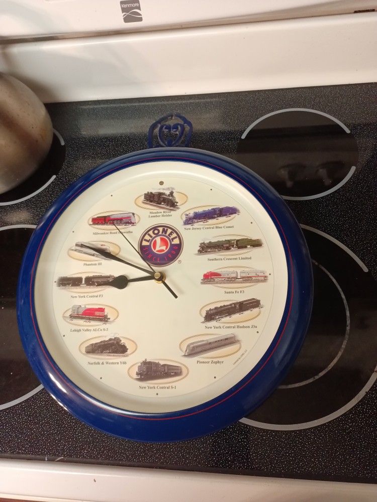 Lionel Train Clock