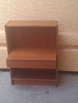 Mcm Teak Side Table/Nightstand