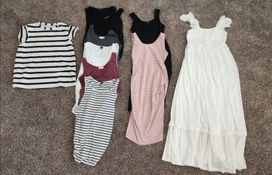 Lot of Maternity Summer Basics