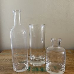 Glass Vases From EU And Pottery Barn