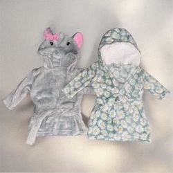 baby girl 0-9months bath robes