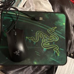 Mouse And Mouse Pad 