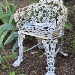 Vintage Cast Iron Patio Chair