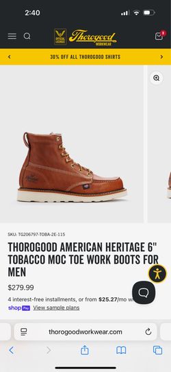 Thorogood work boots