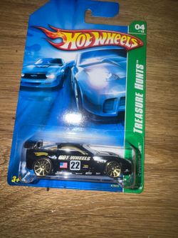 2007 Hot Wheels #124 Treasure Hunts 4/12 CORVETTE C6R Black w/Gold
