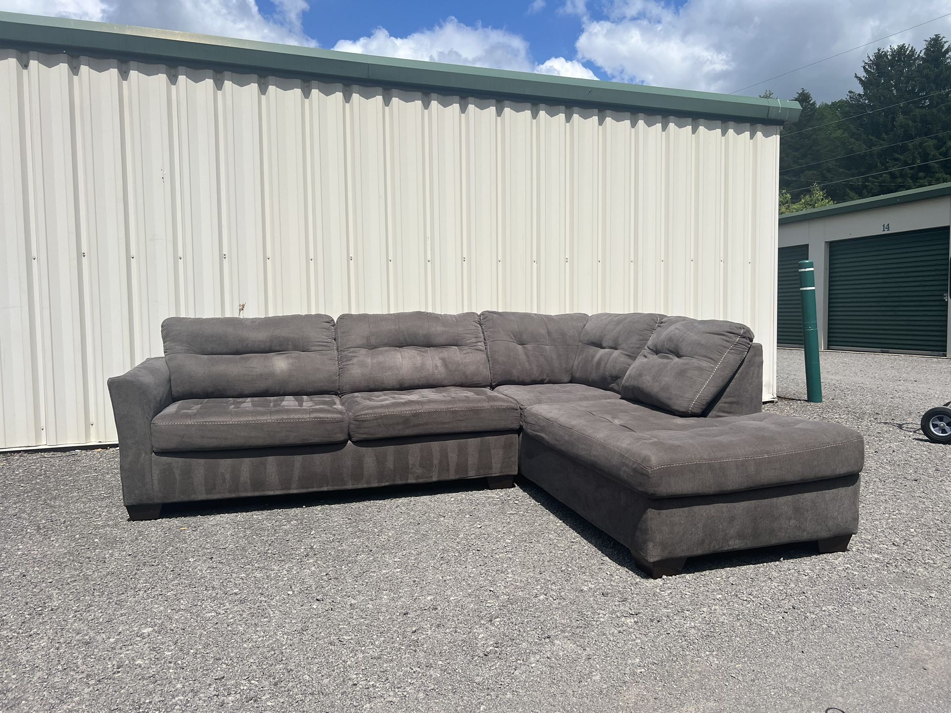 Grey Sectional Couch / Sofa Delivery Available  🚚