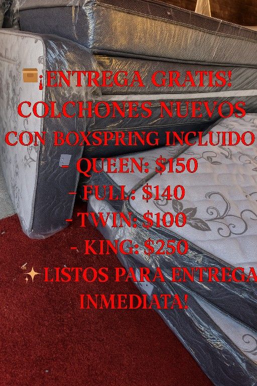 Mattress Pillow Top New