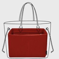 Purse Bag Organizer Insert with zipper Bag Tote Shaper Fit Speedy Neverfull New