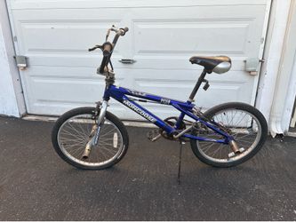 Mongoose bmx bike blue