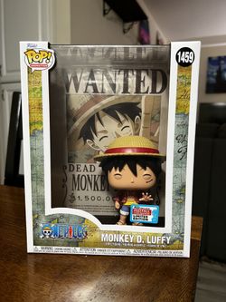 Monkey D Luffy Wanted Poster Funko Pop 2023 Fall Convention LE