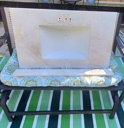 Sink vanity top