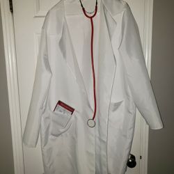 Adult Dr Lab Coat Halloween Costume 