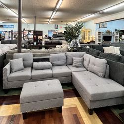 ⚡️Flash Deal⚡️Brand New 2pc Sectional With Ottoman $599, Finance Available 