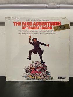 The Mad Adventures Of Rabbi Jacob Vinyl Record NEW SEALED Soundtrack Jewish 1974