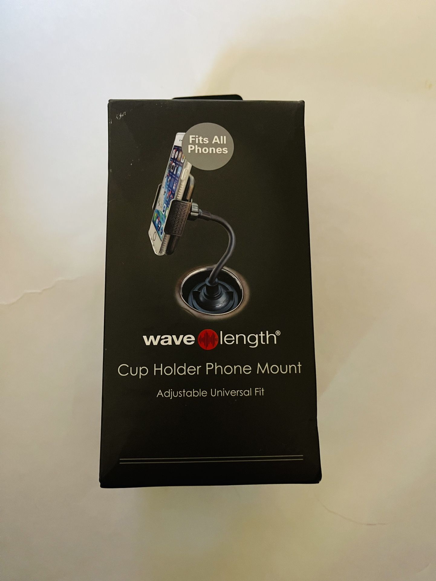 Wave Length Adjustable Gooseneck Cup Holder Mount/Stand for Cell Phone