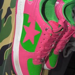 A Bathing Ape “Pink” Men’s Size 9.5 🔥💥 BAPE 