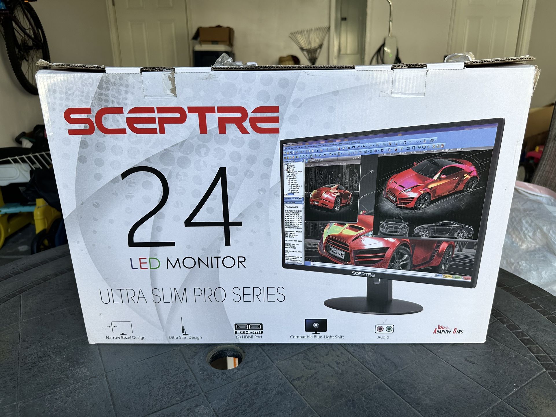 NEW Sceptre 24” Monitor—Unopened, Like Your Browser Tabs