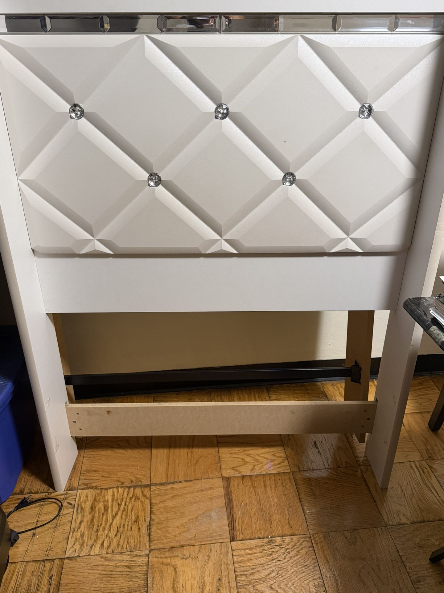 Twin Sized White Head Board