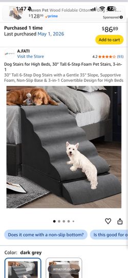 Dog Stairs for High Beds
