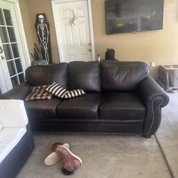 Leather Couch 